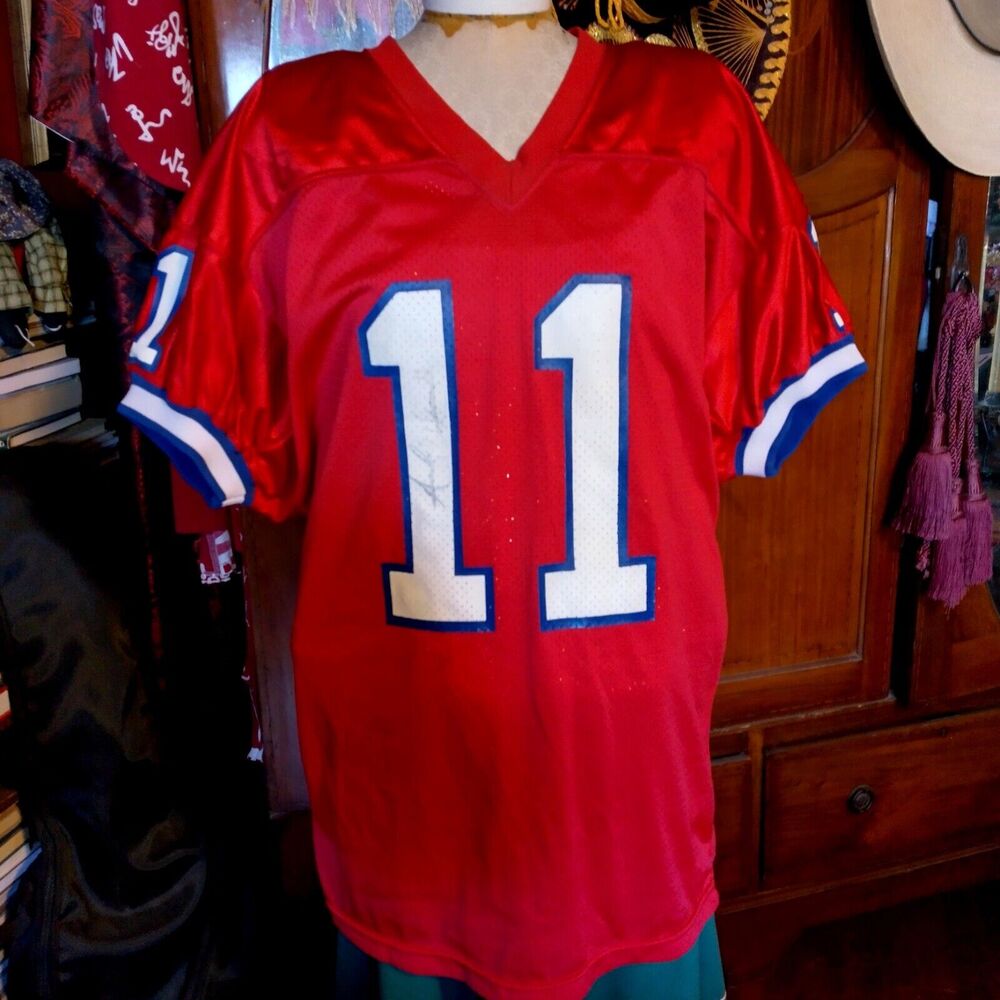 Andre Ware Houston Cougars #11 Powers athletic wear sz 42 signed